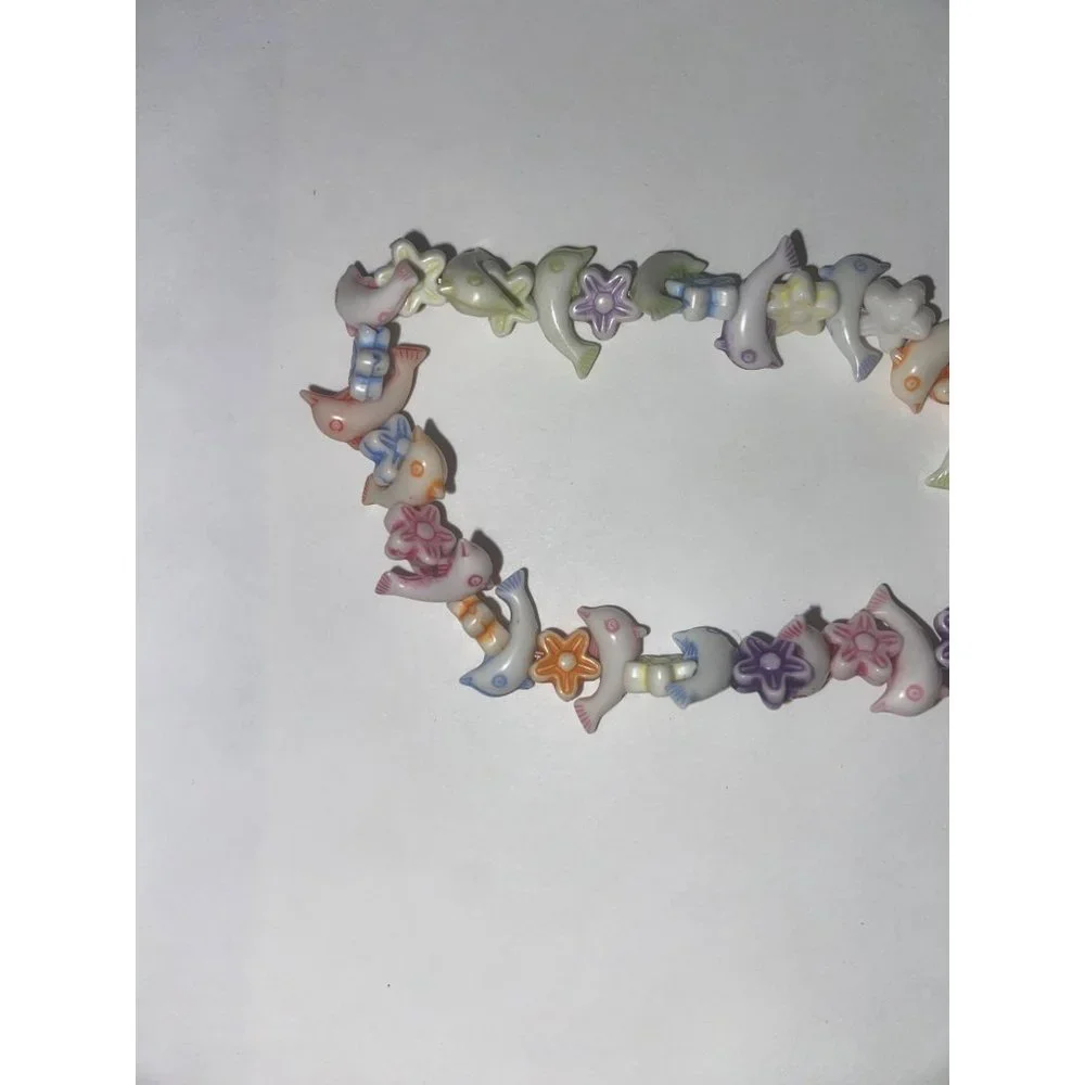 Multicolored Girls Stretch Dolphin‎ Bracelet
